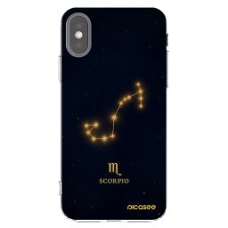 Átlátszó szilikon tok az alábbi mobiltelefonokra Apple iPhone X/XS - SCORPIO