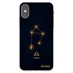 Átlátszó szilikon tok az alábbi mobiltelefonokra Apple iPhone X/XS - LIBRA