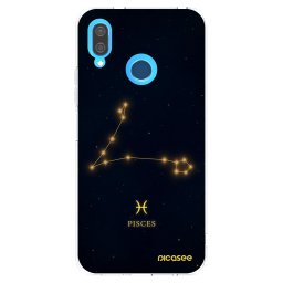 Átlátszó szilikon tok az alábbi mobiltelefonokra Huawei P20 Lite - PISCES
