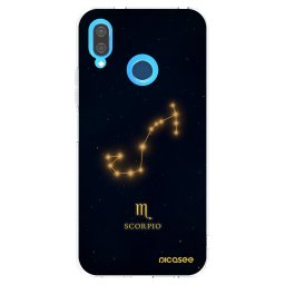 Átlátszó szilikon tok az alábbi mobiltelefonokra Huawei P20 Lite - SCORPIO