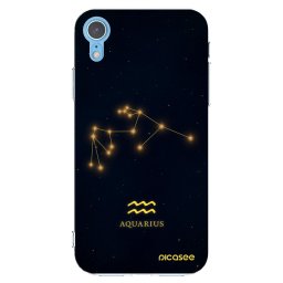 Átlátszó szilikon tok az alábbi mobiltelefonokra Apple iPhone XR - AQUARIUS