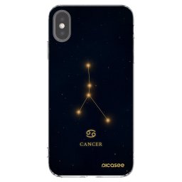 Átlátszó szilikon tok az alábbi mobiltelefonokra Apple iPhone XS Max - CANCER