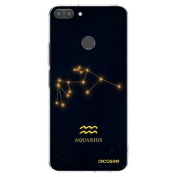 Átlátszó szilikon tok az alábbi mobiltelefonokra Huawei P Smart - AQUARIUS