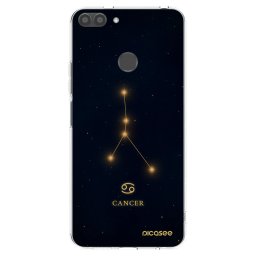 Átlátszó szilikon tok az alábbi mobiltelefonokra Huawei P Smart - CANCER