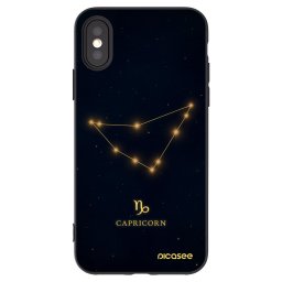Fekete szilikon tok az alábbi mobiltelefonokra Apple iPhone X/XS - CAPRICORN