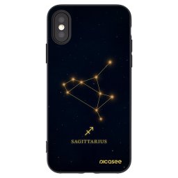 Fekete szilikon tok az alábbi mobiltelefonokra Apple iPhone X/XS - SAGITTARIUS