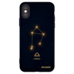 Fekete szilikon tok az alábbi mobiltelefonokra Apple iPhone X/XS - LIBRA