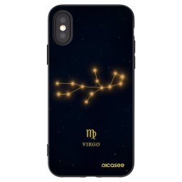 Fekete szilikon tok az alábbi mobiltelefonokra Apple iPhone X/XS - VIRGO