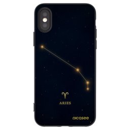 Fekete szilikon tok az alábbi mobiltelefonokra Apple iPhone X/XS - ARIES