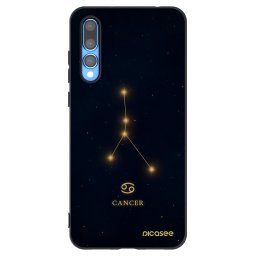 Fekete szilikon tok az alábbi mobiltelefonokra Huawei P20 Pro - CANCER