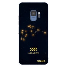 Átlátszó szilikon tok az alábbi mobiltelefonokra Samsung Galaxy S9 G960F - AQUARIUS