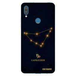 Átlátszó szilikon tok az alábbi mobiltelefonokra Huawei Y7 2019 - CAPRICORN