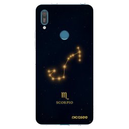 Átlátszó szilikon tok az alábbi mobiltelefonokra Huawei Y7 2019 - SCORPIO