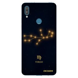 Átlátszó szilikon tok az alábbi mobiltelefonokra Huawei Y7 2019 - VIRGO