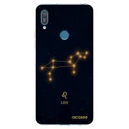 Átlátszó szilikon tok az alábbi mobiltelefonokra Huawei Y7 2019 - LEO
