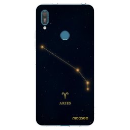 Átlátszó szilikon tok az alábbi mobiltelefonokra Huawei Y7 2019 - ARIES
