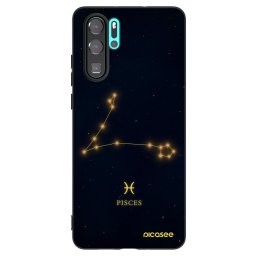 Fekete szilikon tok az alábbi mobiltelefonokra Huawei P30 Pro - PISCES