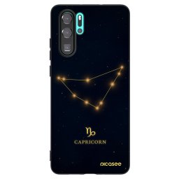 Fekete szilikon tok az alábbi mobiltelefonokra Huawei P30 Pro - CAPRICORN