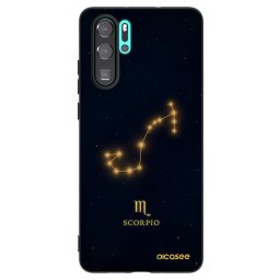 Fekete szilikon tok az alábbi mobiltelefonokra Huawei P30 Pro - SCORPIO