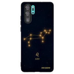 Fekete szilikon tok az alábbi mobiltelefonokra Huawei P30 Pro - LEO