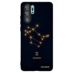 Fekete szilikon tok az alábbi mobiltelefonokra Huawei P30 Pro - GEMINI