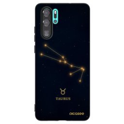 Fekete szilikon tok az alábbi mobiltelefonokra Huawei P30 Pro - TAURUS