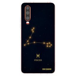 Átlátszó szilikon tok az alábbi mobiltelefonokra Huawei P30 - PISCES