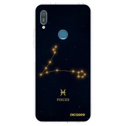 Átlátszó szilikon tok az alábbi mobiltelefonokra Huawei Y6 2019 - PISCES
