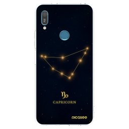 Átlátszó szilikon tok az alábbi mobiltelefonokra Huawei Y6 2019 - CAPRICORN