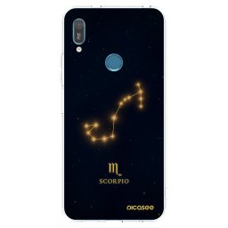 Átlátszó szilikon tok az alábbi mobiltelefonokra Huawei Y6 2019 - SCORPIO