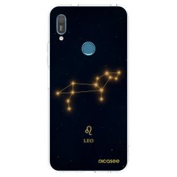 Átlátszó szilikon tok az alábbi mobiltelefonokra Huawei Y6 2019 - LEO