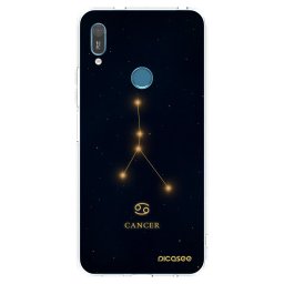 Átlátszó szilikon tok az alábbi mobiltelefonokra Huawei Y6 2019 - CANCER