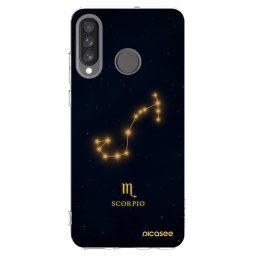 Átlátszó szilikon tok az alábbi mobiltelefonokra Huawei P30 Lite - SCORPIO