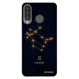 Átlátszó szilikon tok az alábbi mobiltelefonokra Huawei P30 Lite - GEMINI