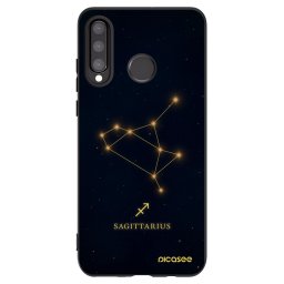 Fekete szilikon tok az alábbi mobiltelefonokra Huawei P30 Lite - SAGITTARIUS