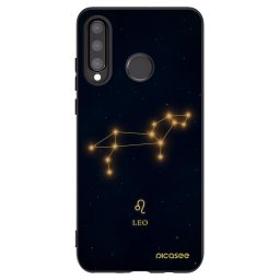 Fekete szilikon tok az alábbi mobiltelefonokra Huawei P30 Lite - LEO