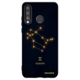 Fekete szilikon tok az alábbi mobiltelefonokra Huawei P30 Lite - GEMINI