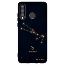Fekete szilikon tok az alábbi mobiltelefonokra Huawei P30 Lite - TAURUS