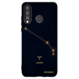 Fekete szilikon tok az alábbi mobiltelefonokra Huawei P30 Lite - ARIES