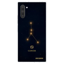 Átlátszó szilikon tok az alábbi mobiltelefonokra Samsung Galaxy Note 10 N970F - CANCER