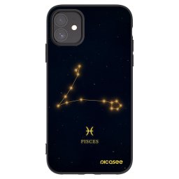Fekete szilikon tok az alábbi mobiltelefonokra Apple iPhone 11 - PISCES