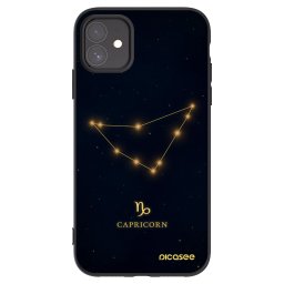 Fekete szilikon tok az alábbi mobiltelefonokra Apple iPhone 11 - CAPRICORN