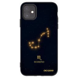 Fekete szilikon tok az alábbi mobiltelefonokra Apple iPhone 11 - SCORPIO