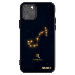 Fekete szilikon tok az alábbi mobiltelefonokra Apple iPhone 11 Pro - SCORPIO