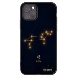 Fekete szilikon tok az alábbi mobiltelefonokra Apple iPhone 11 Pro - LEO