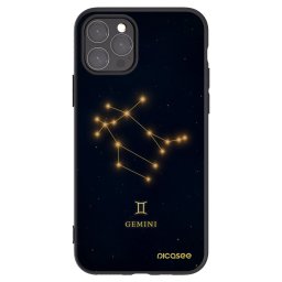 Fekete szilikon tok az alábbi mobiltelefonokra Apple iPhone 11 Pro - GEMINI
