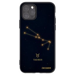 Fekete szilikon tok az alábbi mobiltelefonokra Apple iPhone 11 Pro - TAURUS