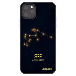 Fekete szilikon tok az alábbi mobiltelefonokra Apple iPhone 11 Pro Max - AQUARIUS