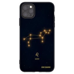 Fekete szilikon tok az alábbi mobiltelefonokra Apple iPhone 11 Pro Max - LEO