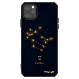 Fekete szilikon tok az alábbi mobiltelefonokra Apple iPhone 11 Pro Max - GEMINI